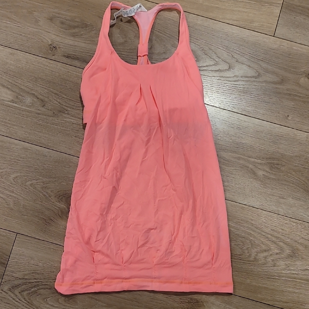 Lululemon Coral Racerback Tank Top